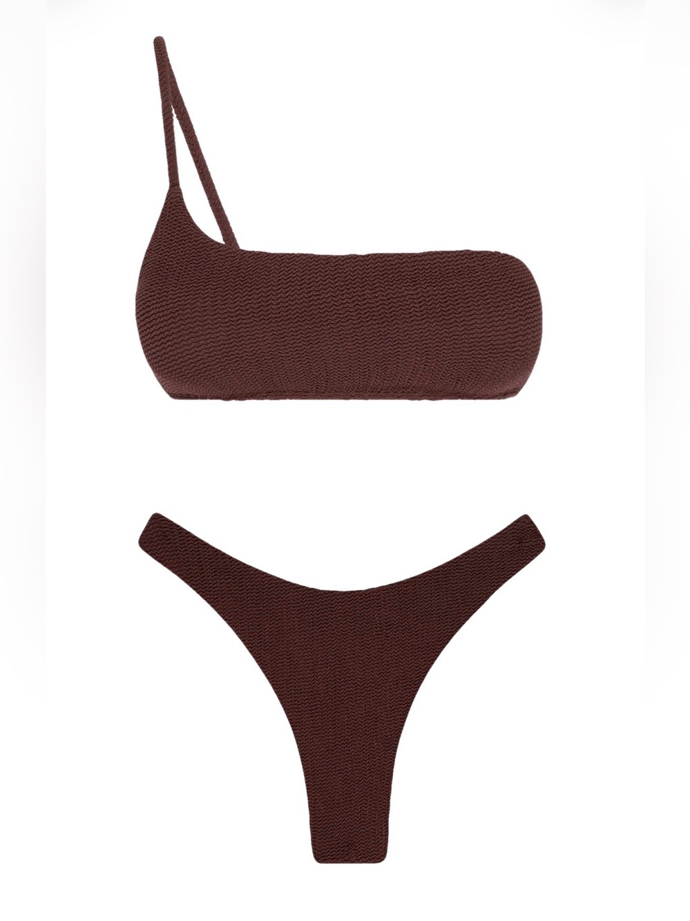 Never won in water! Monday Swimwear Shaded Oat Crinkle Bikini